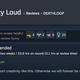 A Steam user review of the video game Deathloop.